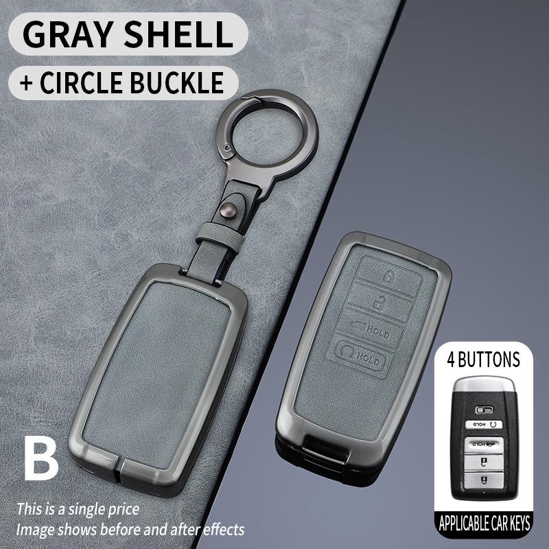 Acura MDX Men's High-End Car Key Case - Fits ZDX/ILX/RDX/CDX/RLX Models, Anti-Lost Remote Holder