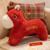 Plush Horse Toy For Chinese New Year Celebration With Soft Cotton Fill For Holiday Decor