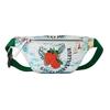 Strawberry Logo Print Green Regenerated Nylon Waist Bag Chest Bag Children's Bag Children's White/Red/Light Blue