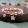 Fairy Daisy Popcorn Beaded Bracelet - Women's Elegant Handcrafted Jewelry