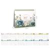 Jan. 2027 - Dec. 2027 Double-coil Calendar Foldable English Calendar  Home