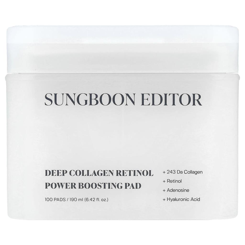 Deep Collagen Retinol Power Boosting Pads, 100 Sheets