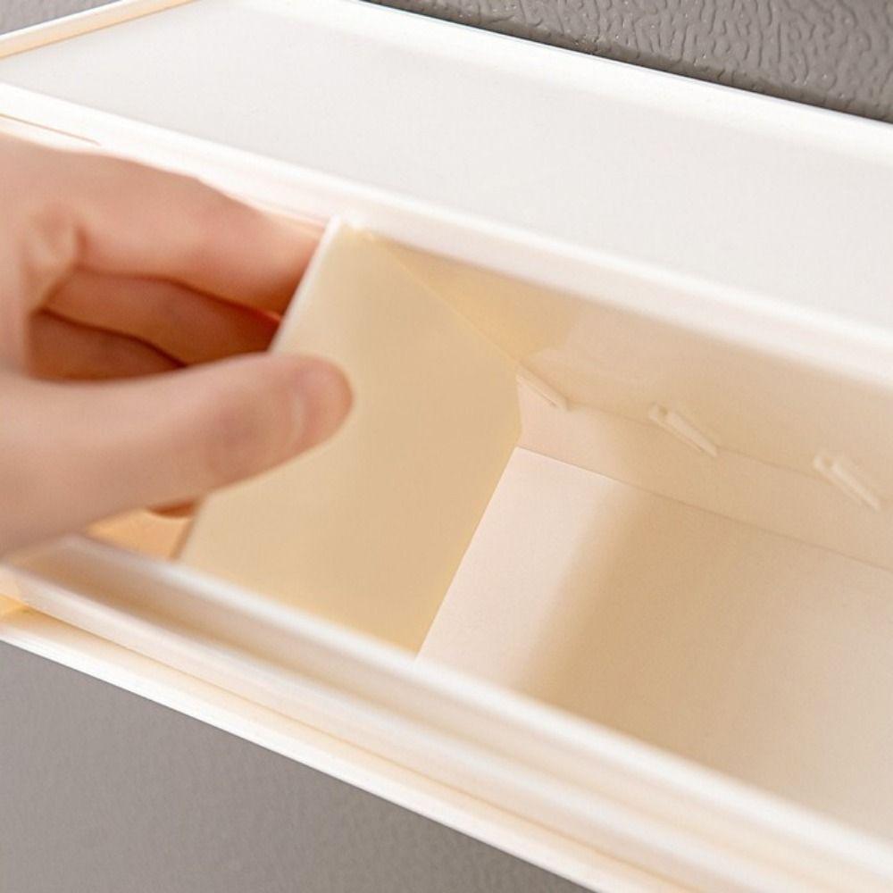 Stanzfreie magnetische Kühlschrank-Aufbewahrungsbox Kunststoff Seitenhänge-Aufbewahrungsregal Badezimmer