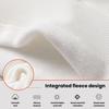 Autumn Winter Men Turtleneck Sweater Long Sleeve Solid Color Slim Fit Fleece Lining Thickened Knitting Tops Jumper