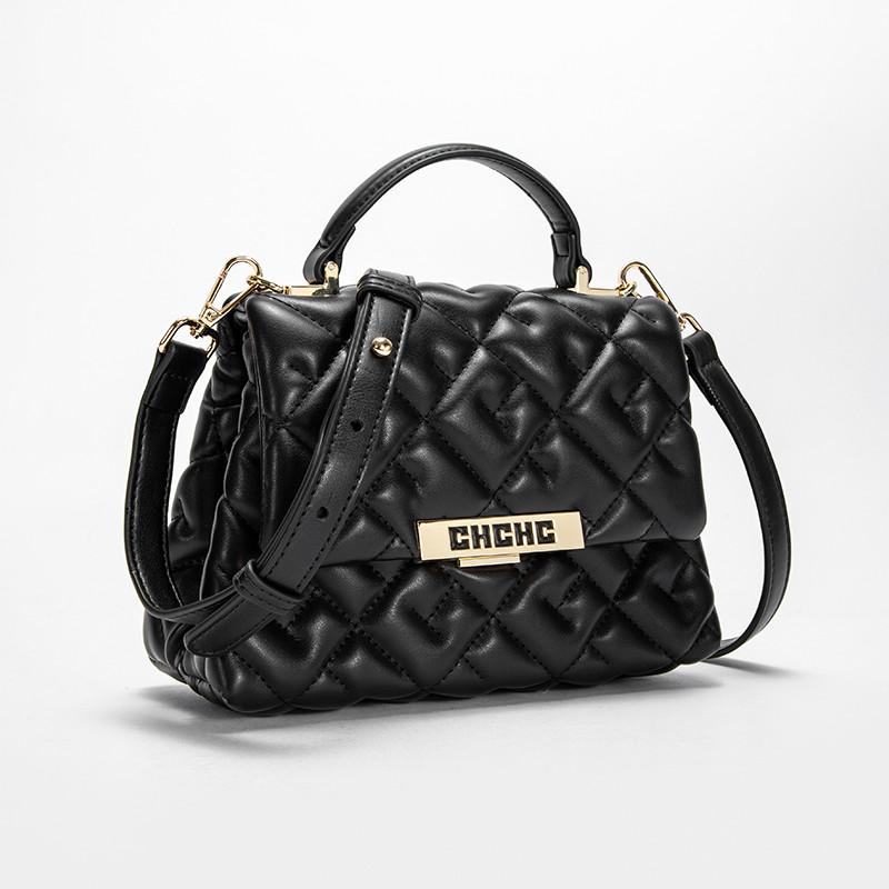 Fashion Classic  New Women's Crossbody Large Capacity Bag PU Material Solid Color Letter Element Women's Shoulder Bag