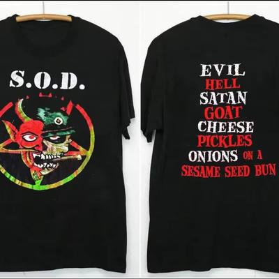 Amerykański S. O.D.Band Koszulka Męska Vintage Death Stormtroopers Lato Nowa Moda Vintage Męska i Damska Streetwear