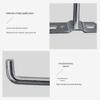 Runhong 50mm Single Slanted Tool Hook