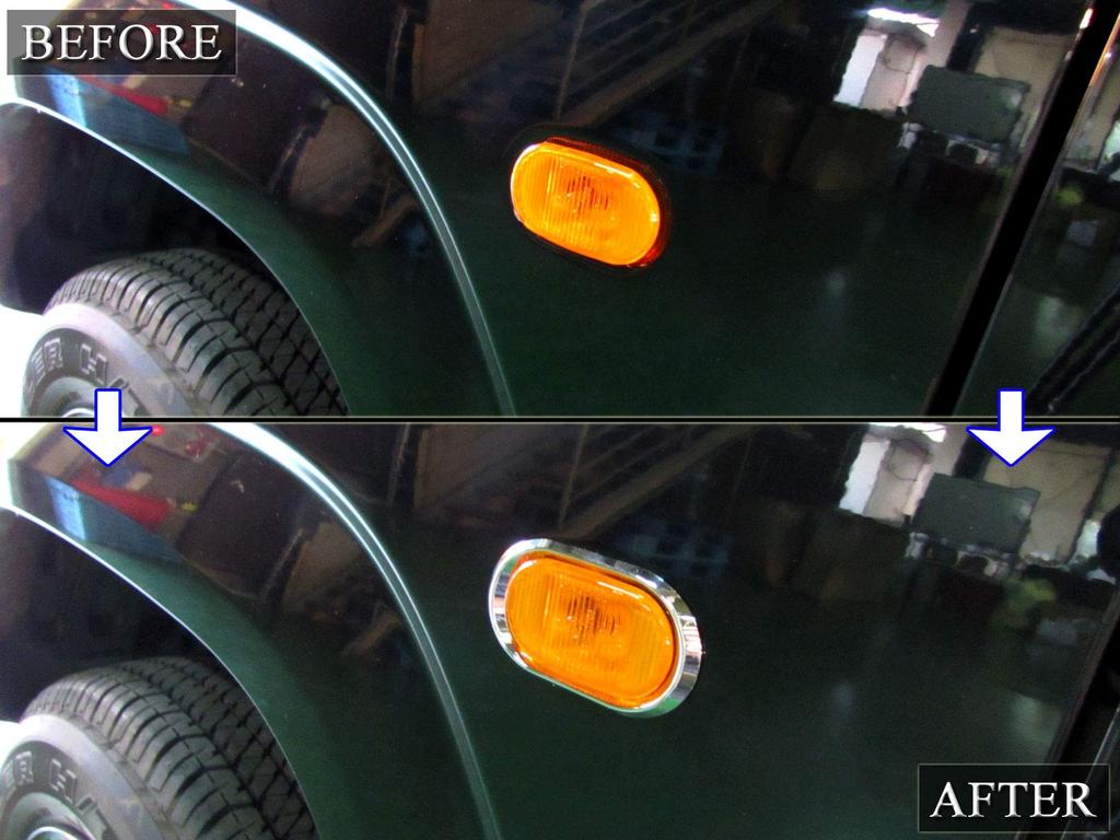 BRIGHTZ Jimny Sierra JB74W Plated Side Marker Ring A Type