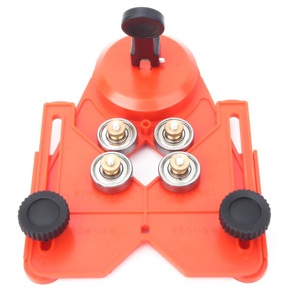 Glass Tile Punch Locator Red Adjustable Hole Positioning Tool Hole Locator Drilling Guide