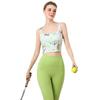 Color Floral Yoga Clothes Vest Nice Sports Bra Strap Chest Pad Beauty Back Breast Holding Workout Underwear Bra