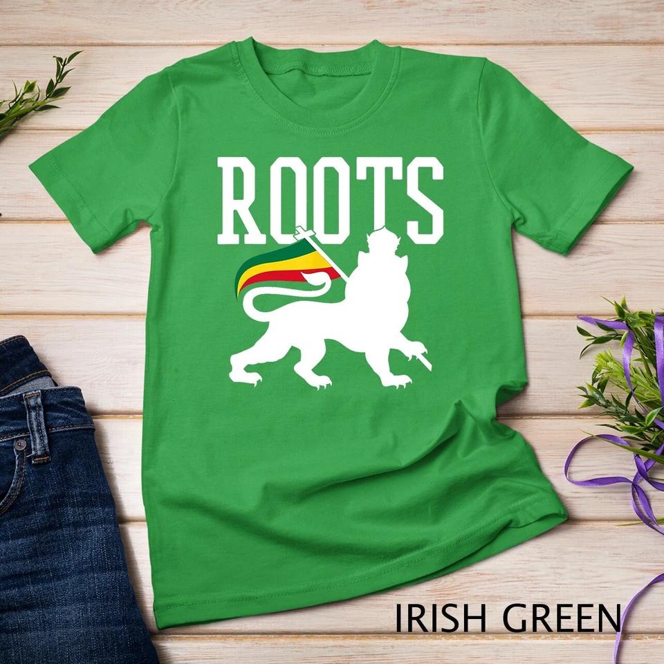 Reggae Roots - Lion Of Judah Rastafari Music Rasta Gift T-Shirt Unisex T-shirt S