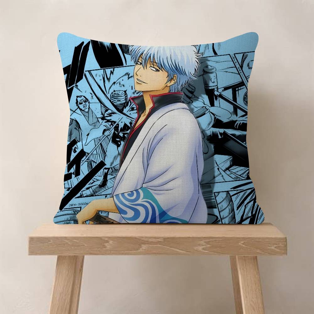 Anime G-GINTAMA Pillowcase Toon Gift Cushion Cover Bedroom Home Sofa Chair Seat Decor Pillow Case