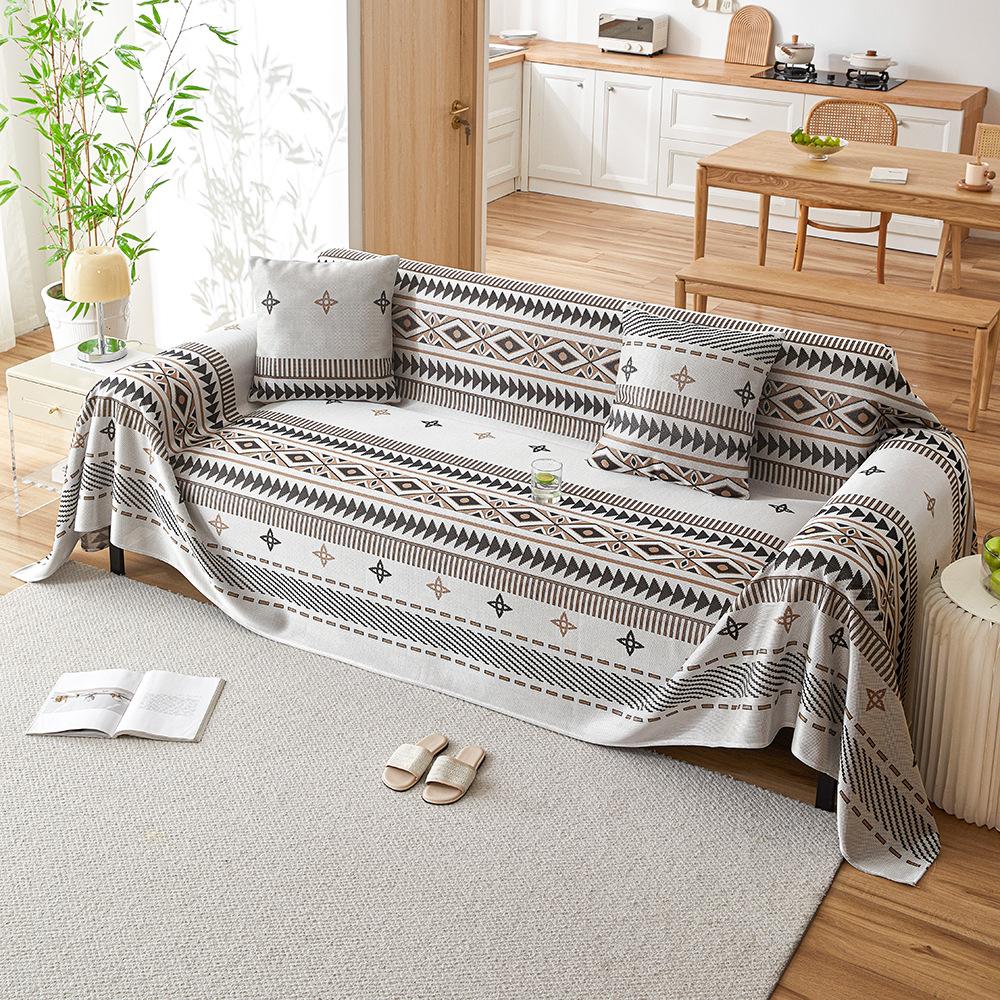 

Летний прохладный ледяной шелк, цельный, простой, в национальном стиле, модный, диванный, полотенце, полное покрытие, стираемое в стиральной машине, антицарапающий чехол, одеяло 180*130CM