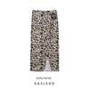 Kaslead New Arrival Women's Clothing Fashion Style Linen Blend Animal Pattern Print Midi Dress 8099403