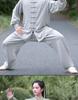 Liwu 2024 Cotton Linen Tai Chi Suit: Unisex Chinese-Style Martial Arts Wear for Spring/Autumn