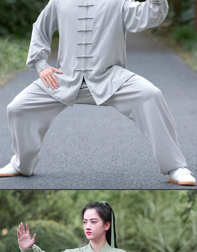 Liwu 2024 Cotton Linen Tai Chi Suit: Unisex Chinese-Style Martial Arts Wear for Spring/Autumn