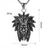 Men's Retro Indian Chief Stainless Steel Pendant