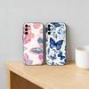 Butterflies Phone Case For Samsung S25,24,23,22,30,21,10,9,Ultra,Plus,Lite Soft Black Case