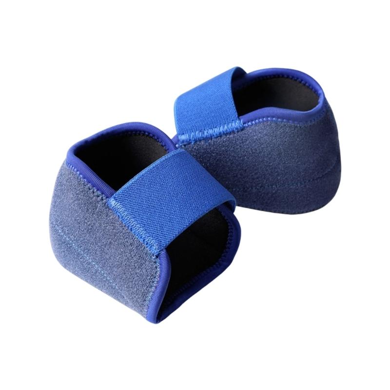 Silicone Heel Increase Pads with Adjustable Elastic Bandage For Foot Pains Relief Shoe Lift Height Boosting Shoe Insoles 1cm