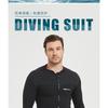 3mm Neoprene Wetsuit Top Diving Swimming Water Sports Men Women Black Anti-Slip Back Shoulder Reinforced Warmth