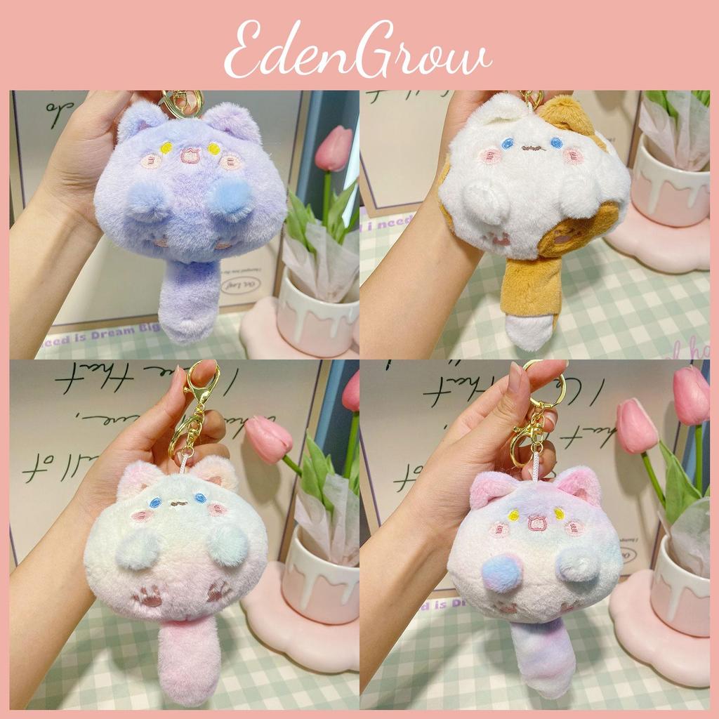 Cat Plush Whimsical Toy With Squeaking Feature In Cheerful Variants Color