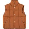 Marina Serisi Fw25 Düz Renk Dik Yaka Logolu Tek Düğmeli Kolsuz Mont Unisex Dış Giyim K2S15G100011S0X24V0071