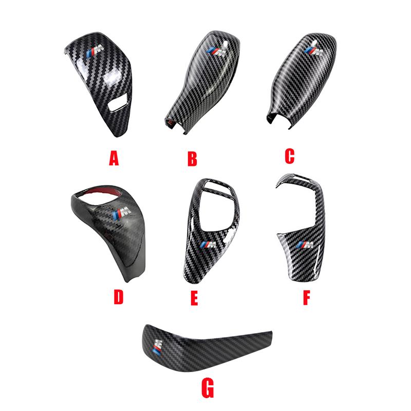 BMW Car Gear Shift Handle Protective Cover ABS Trim Sticker For BMW M E46 E90 E60 F30 F10 E39 E36 F20 G30 G20 E87 E92 E91 E30 X5