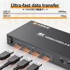 KCEVE HDMI USB3.0 KVM Switch, 4 Inputs, 1 Output, 4K@60Hz Support, EDID Emulation, 4 x USB3.0 Ports, Switches between 4 PCs and 1 Monitor, Keyboard an