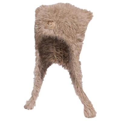 Trefoil Label Design Fleece Hat Women Hats Brown KH0285