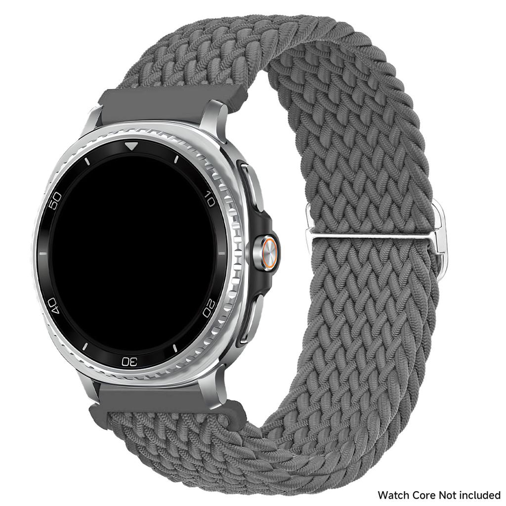 Bracelet en nylon tressé pour Samsung Galaxy Watch 8 40mm 44mm/Watch 8 Classic 46mm Bracelet sans espace pour Galaxy Ultra 2025 Bracelet en nylon