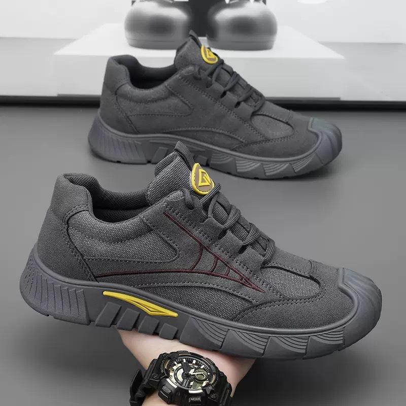 Labor Insurance Shoes Men's Shoes Spring New Breathable Construction Site Work Non-slip Wear-resistant Sports Shoes Casual Tooling Shoes Mountaineerin