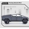 1/24 Tesla Cybertruck Pickup Alloy Car Model Diecasts Metal Toy Off-road Vehicles Car Model Simulation Sound and Light Kids Toys Gift