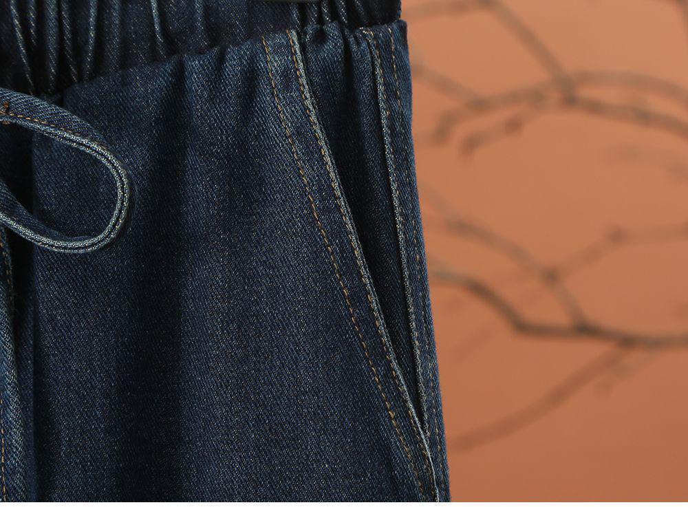 Women's 2025 Autumn Fashion Denim Vest and Wide-Leg Pants Set