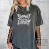 Поддержи свою школьную библиотеку Футболка Death Metal, Comfort Colors