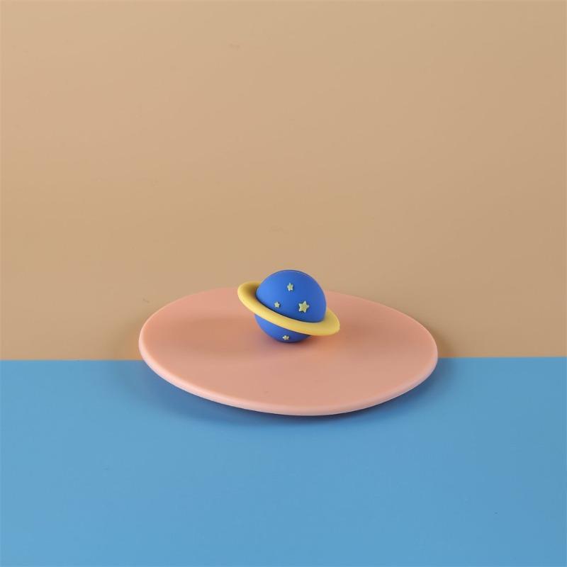 Universal Sandblasted Thickened Silicone Cup Lid - Dust-proof Design - Cute Star-shaped Food-grade Cup Lid