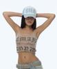 Gillaakaibeu Eyelet Bold Logo Mesh Cap_Sky Blue