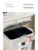 2026 Large-Capacity Kitchen Trash Can with Lid, Double Layer for Dry & Wet Waste Separation