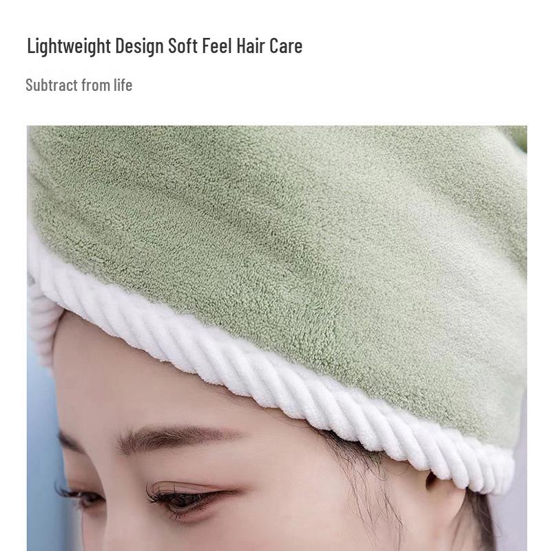 Women's 2025 Quick-Dry Double-Layer Headscarf Towel Cap