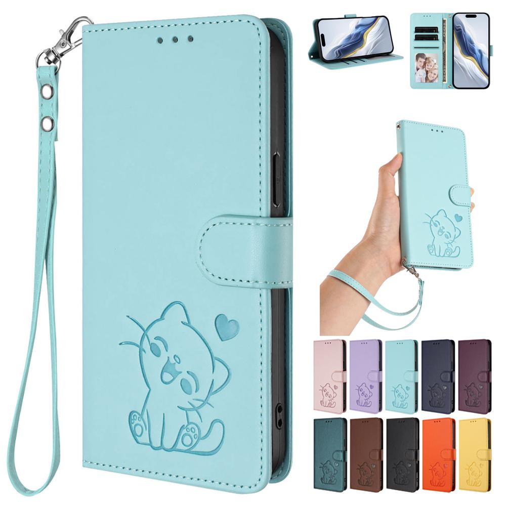 Stylish Leather Phone Case For ZTE RedMagic 11 Air 10 Pro Plus S2 Lite S2R S2E Nubia Music 2 Z70S Ultra Card Holder Wallet Cover