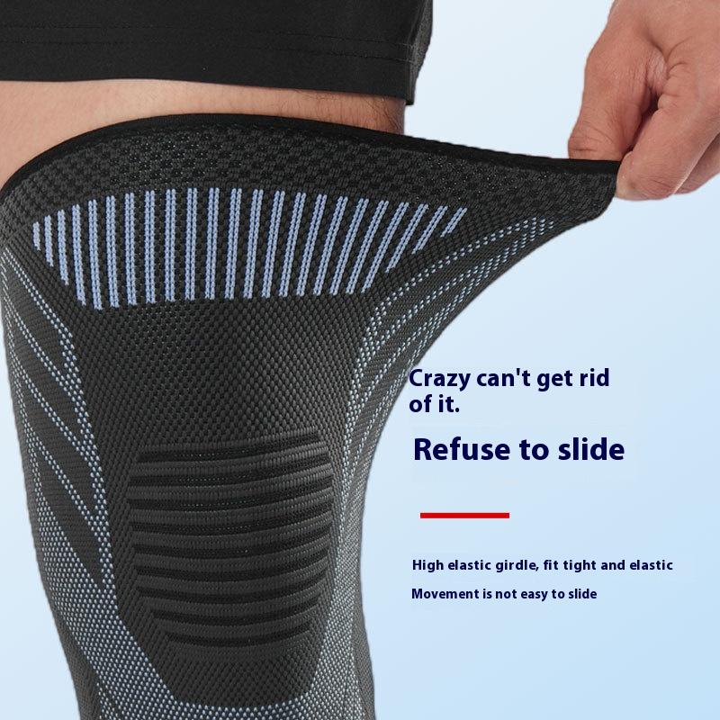 Sport Kniebandagen Warm Herren Gelenkschützer Radfahren Basketball Laufen Druck Atmungsaktiv Gestrickte Kniebandagen