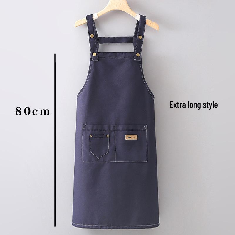Unisex Canvasförkläde: Snygg, Smutsavvisande, Slitstark, Perfekt för Kök & Restauranger, Egen Logotyptryck Finns
