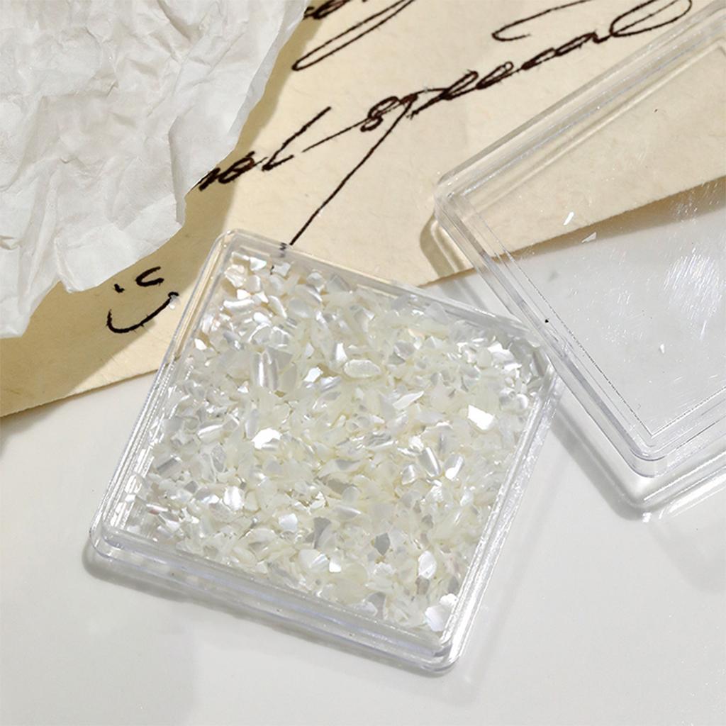 1 Dose Aurora Muschelflocken Abalone Nägel Charme Dünne Natürliche Unregelmäßige Scheibe Muschelstein Pailletten Maniküre Kunst Dekoration Salon DIY