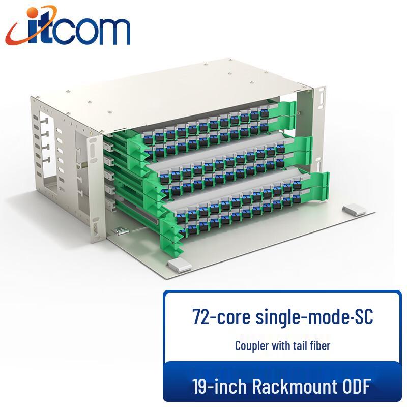 itcom Adicom 19-inch Rack-Mount ODF Fiber Optic Distribution Frame