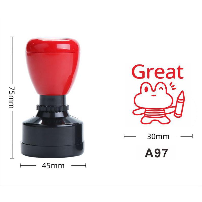 1pc Comments Encourage Stamp Scrapbook Seal Primary School Students DIY Stamps Various Styles School Teacher Supplies TMZ