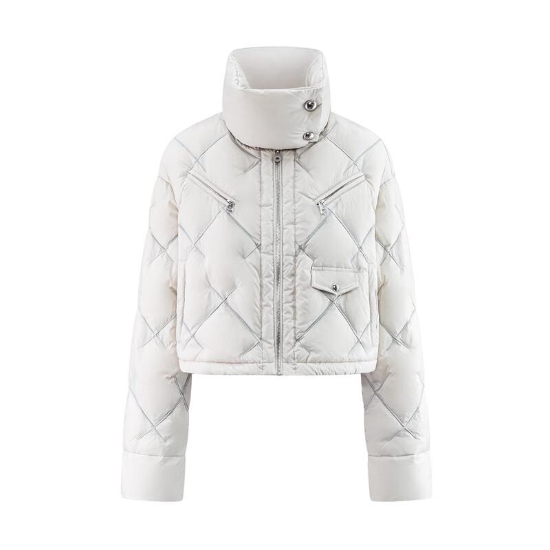 Aolaiyi Women's Embroidered Short Down Jacket