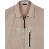 STONE ISLAND Ss23 Solid Color Long Sleeve Zip Jacket Men Jacket Dove-Gray 7815106WN-V0192