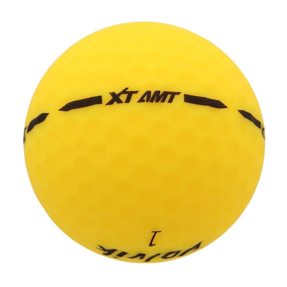 Volvik XT AMT Golf Balls, VOLVIK VIVID XT AMT, Yellow (3 Balls per Sleeve), Yellow