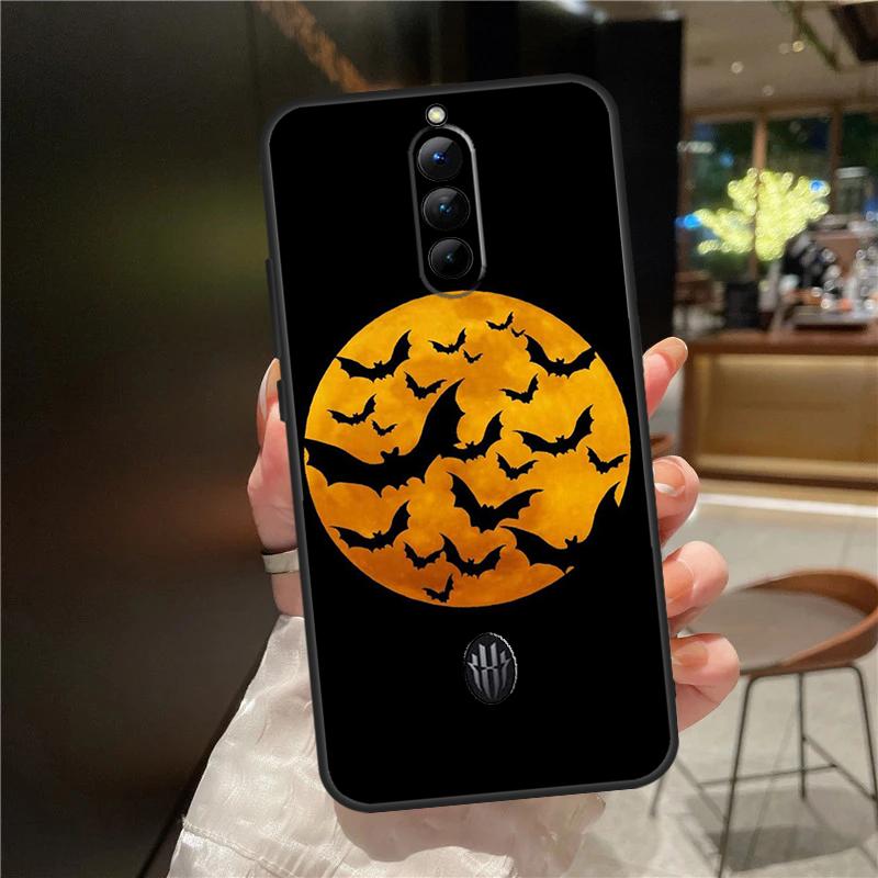 Halloween Vampire Bats Case For ZTE Nubia Red Magic 11 10 9 8 8S 9S 10S Pro Plus 6 7 6S 7S For RedMagic 10 Air Cover