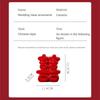 Engagement Vase Give Gifts To Newlyweds Corridor Decoration Vase Flower Arranger Home Decoration Living Room Decoration Red Vase