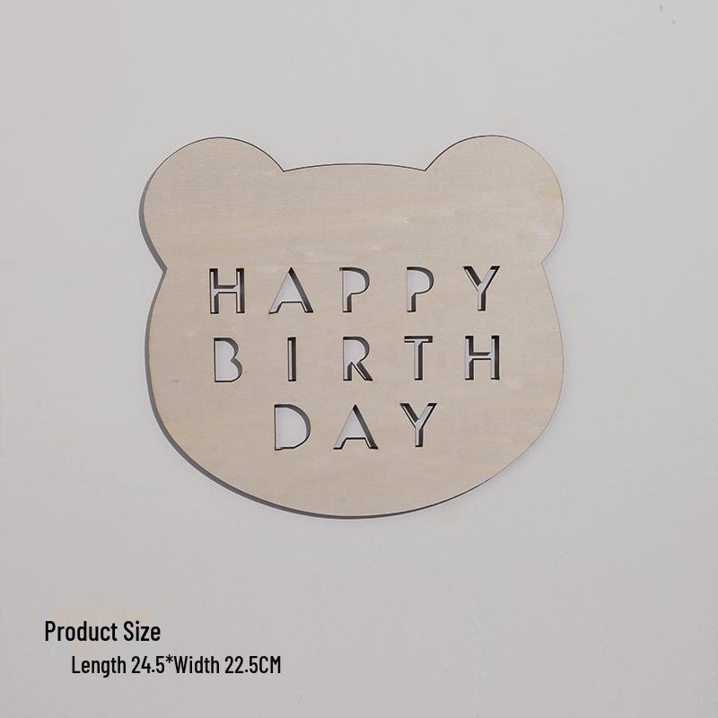 Wooden Baby Milestone Number Cards for Growth Photos